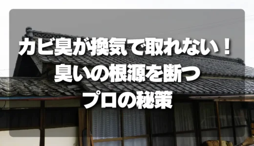 空き家のカビ臭が換気で取れない！プロが教える「臭いの根源」を断つ秘策