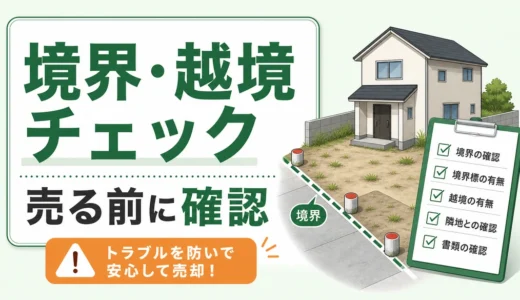 空き家売却の境界・越境チェックリスト｜売る前の確認順と対処法