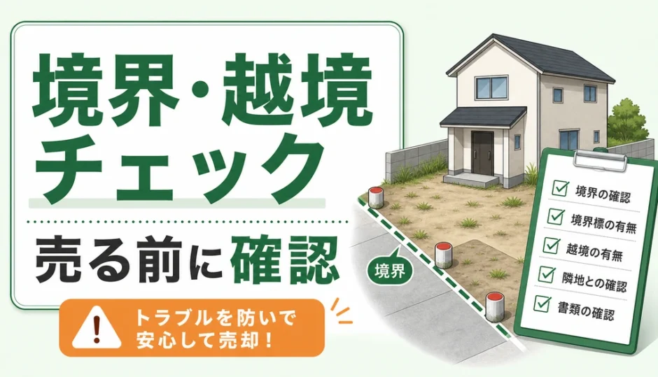空き家売却前に境界と越境を確認するチェックリストのサムネイル