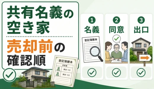 共有名義の空き家が売れない理由｜相続登記・持分売却・分割請求の進め方