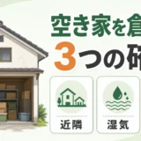 空き家を倉庫に使う前に確認する近隣・湿気・保険の注意点