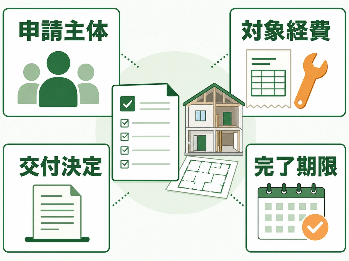 農泊補助金の申請前に確認する申請主体・対象経費・交付決定・完了期限