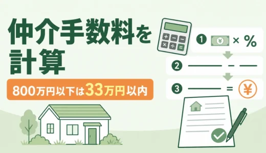空き家の仲介手数料はいくら？計算式と800万円以下の特例
