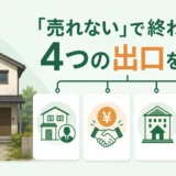 売れないと言われた空き家の4つの出口を比較する図