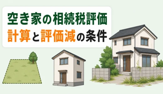 空き家の相続税評価額はどう計算する？土地・建物と評価減の条件